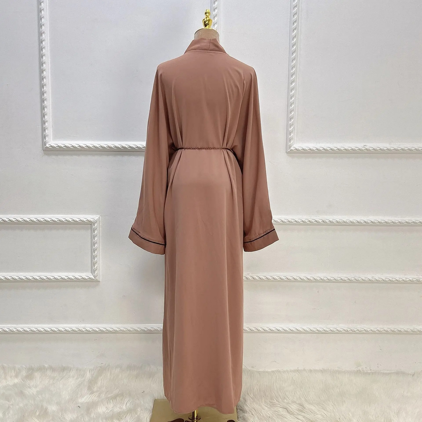 Open Abayas Black Embroidery Muslim Woman Kimono Cardigans Islamic Clothing Arabic Dress Kaftan Ramadan Dubai Turkish Outfits