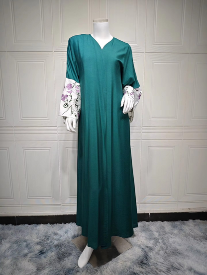 2025 New Fashion Embroidery Abayas for Women Luxury Abaya Kimono Cardigan Islamic Clothing Kaftan Kebaya Jalabiya